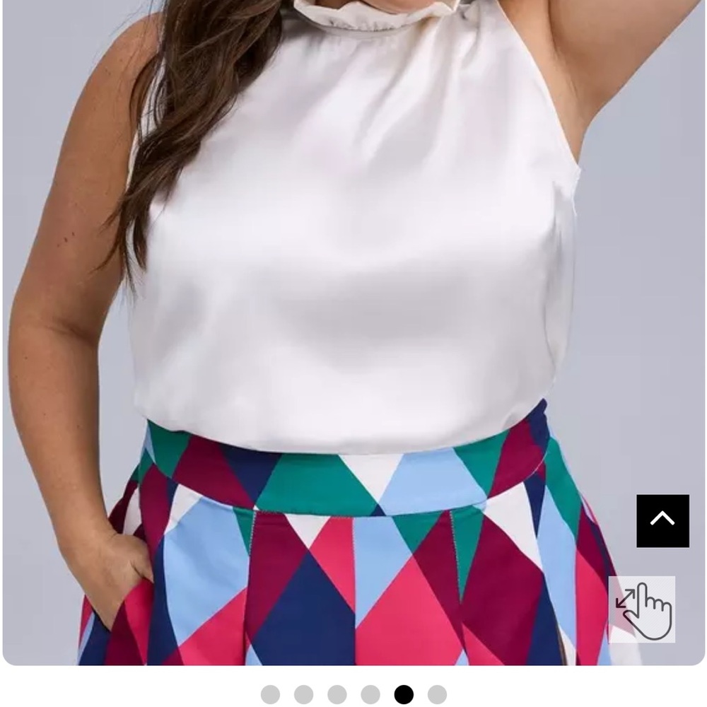 Torrid Belle Isle NWT size 20 Patterned Skirt - Picture 3 of 6